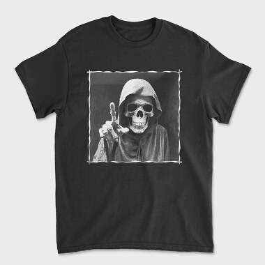 Death Pointing Finger, Unisex Men's T-Shirt