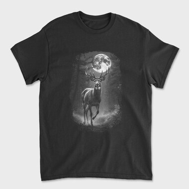 Deer Monochrome, Unisex Men's T-Shirt