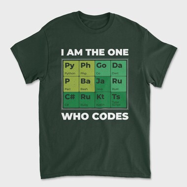 Developer Periodic Table, Unisex Men's T-Shirt