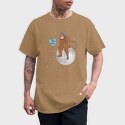 Dog and Cat Heartbeat, Unisex Men's T-Shirt