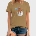 Dog and Cat Ufo, Unisex Men's T-Shirt