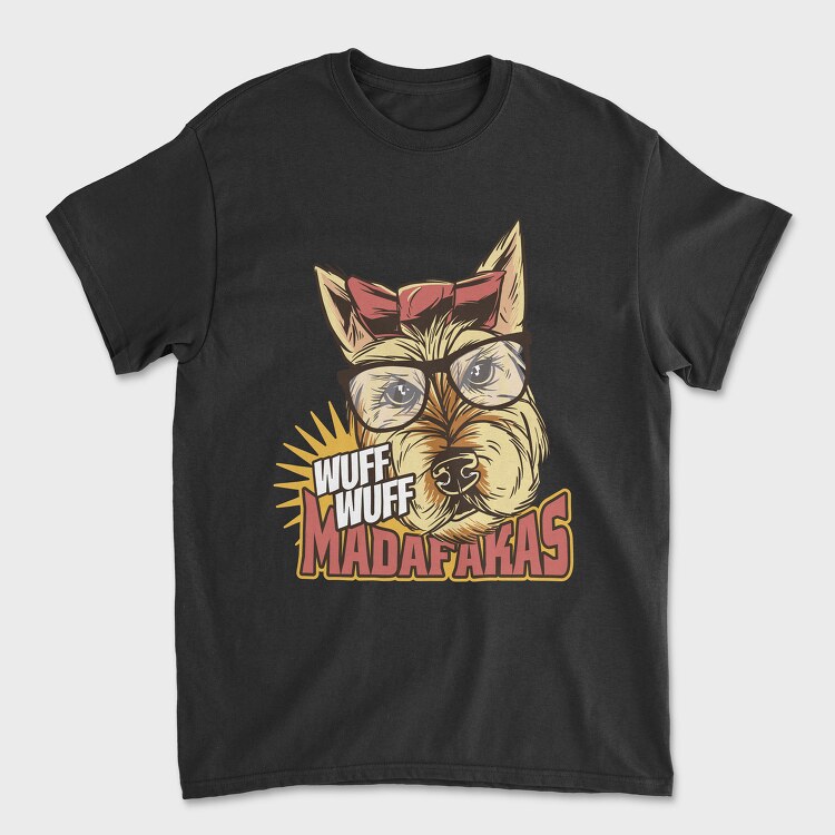 Dog Sunglasses, Унисекс Мъжка Тениска
