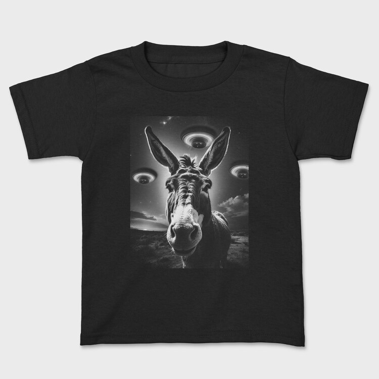 Donkey Ufo Monochrome, Детска Тениска
