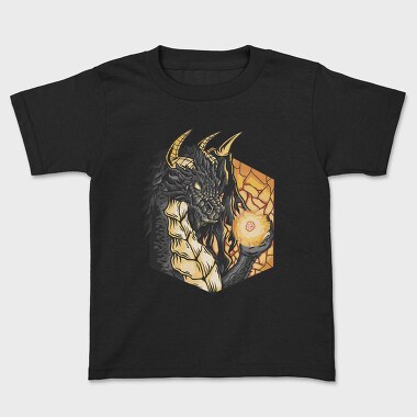 Kids' T-Shirt, Dragon Roll Dice