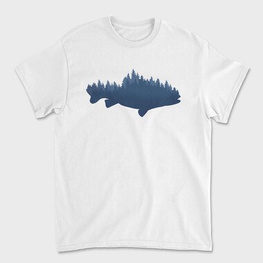 Fish Forest, Unisex Men's T-Shirt