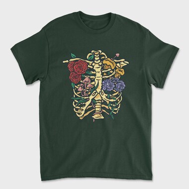 Flowers and Mushrooms, Унисекс Мъжка Тениска