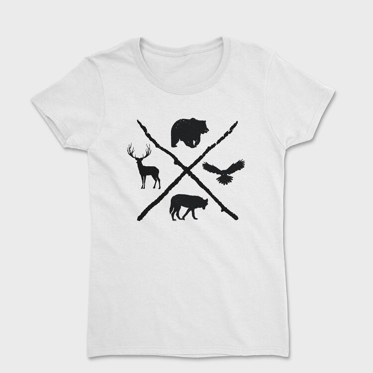 Forest Animals, Women's T-Shirt