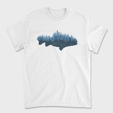 Forest Fish, Unisex Men's T-Shirt