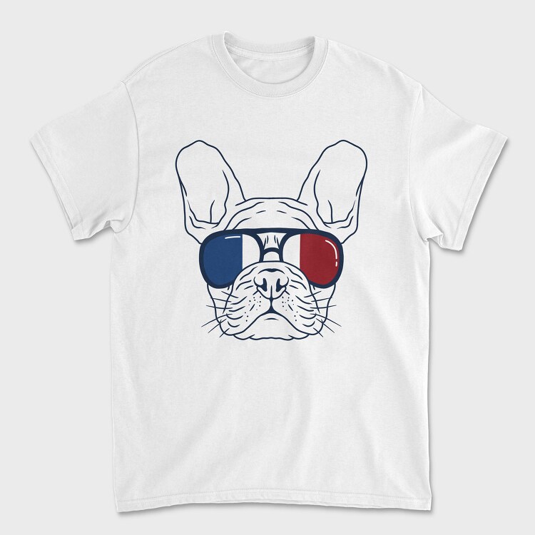 Frenchie Dog, Unisex Men's T-Shirt