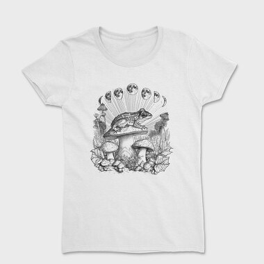 Frog Cottagecore Moon, Women's T-Shirt