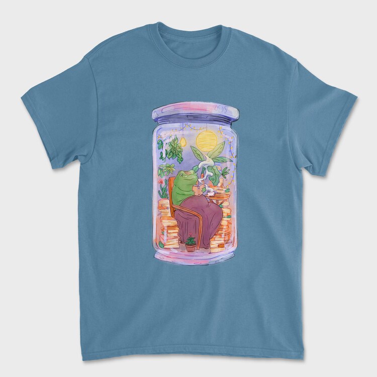 Frog Glass, Unisex Men's T-Shirt