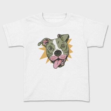 Funny Pitbull, Kids' T-Shirt