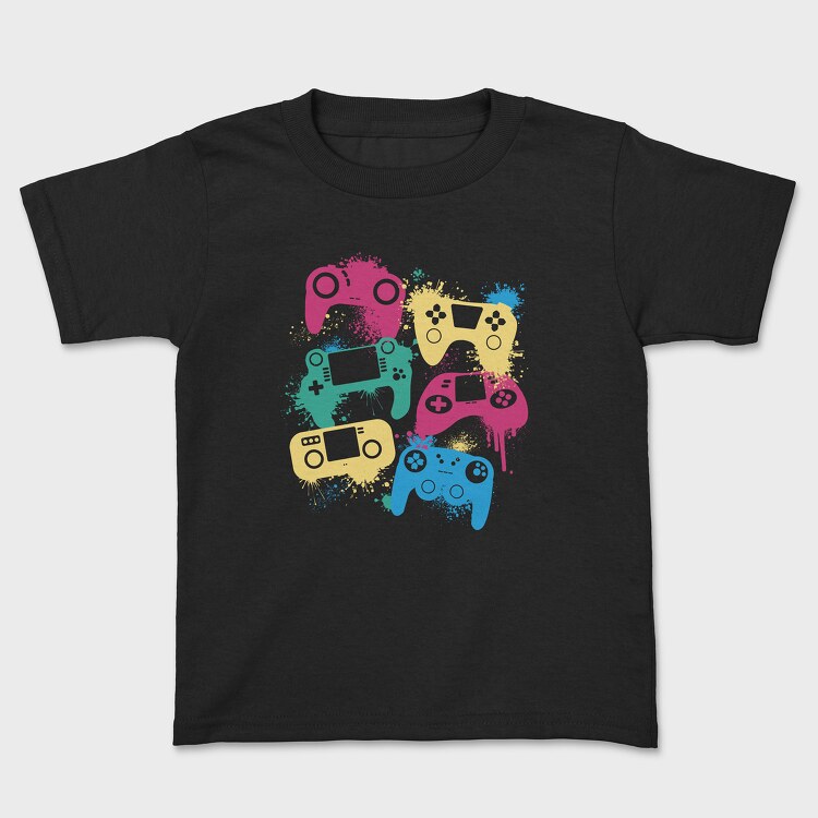 Gaming Joysticks, Kids' T-Shirt