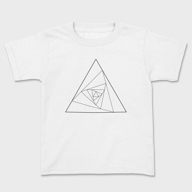 Geometric Triangle, Kids' T-Shirt