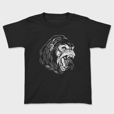 Gorilla Monochrome, Kids' T-Shirt
