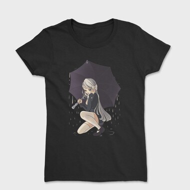 Goth Style Anime Girl, Women's T-Shirt