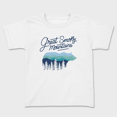Great Smoky Mountains Bear, Kids' T-Shirt