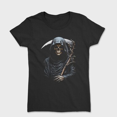 Grim Reaper Graphic, Women's T-Shirt
