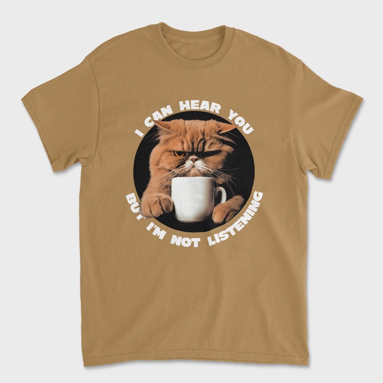 Grumpy Cat Coffee, Unisex Men's T-Shirt