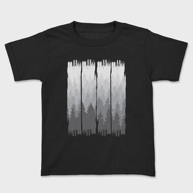 Grunge Forest, Kids' T-Shirt