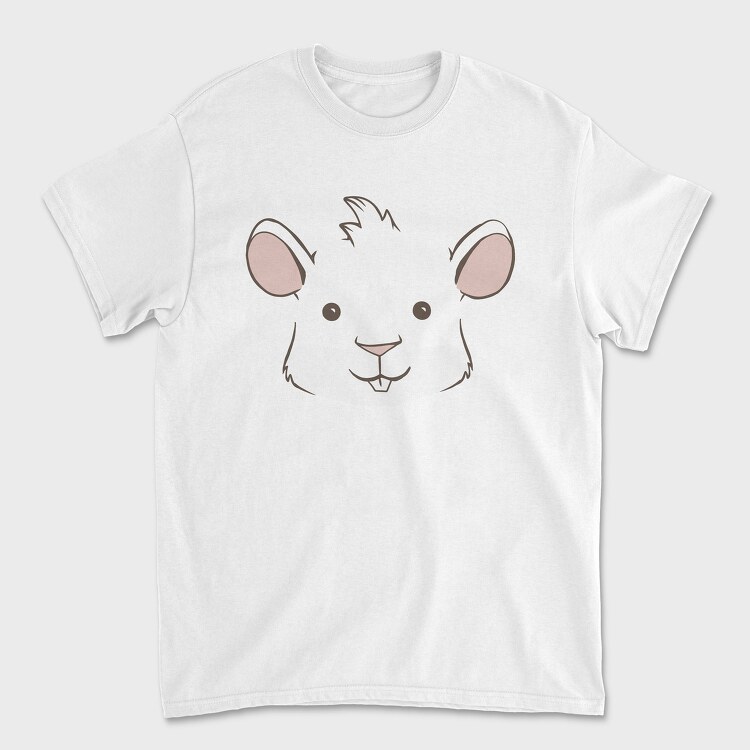 Guinea Pig Face, Unisex Men's T-Shirt
