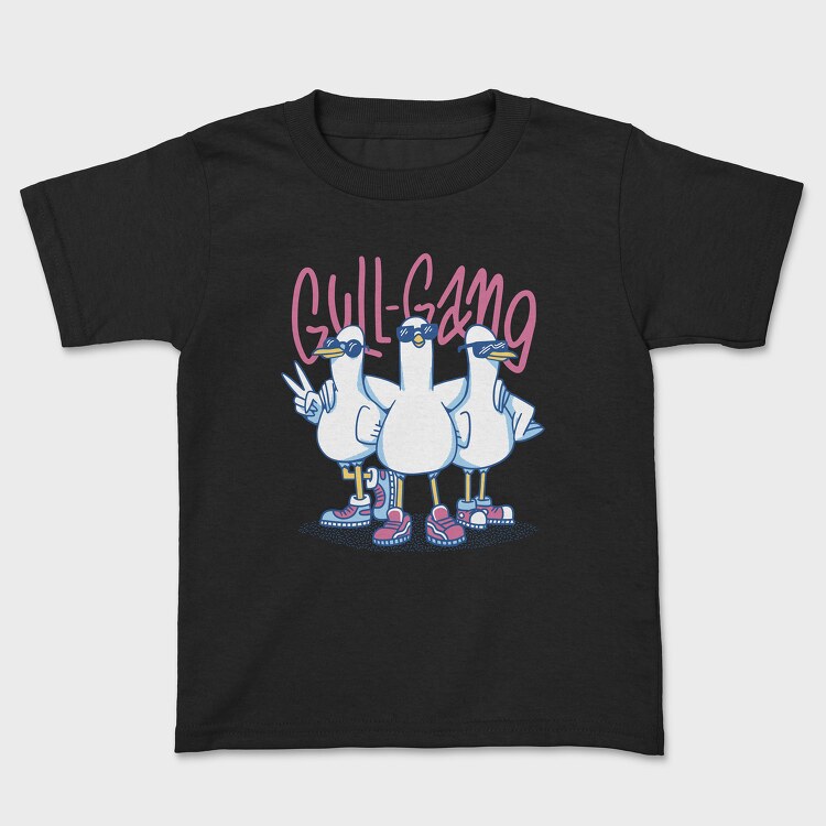Gull Gang Seagulls, Kids' T-Shirt