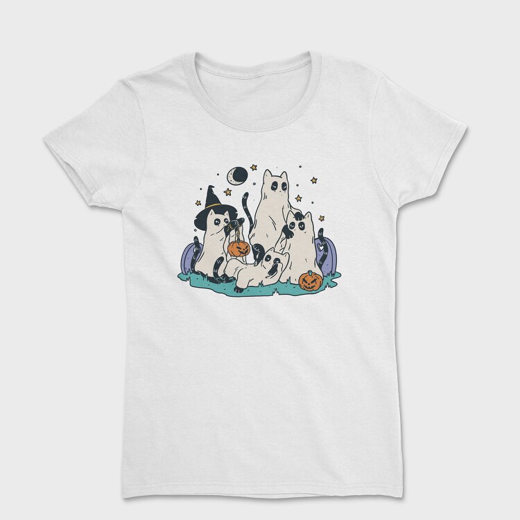 Halloween Cats, Women's T-Shirt