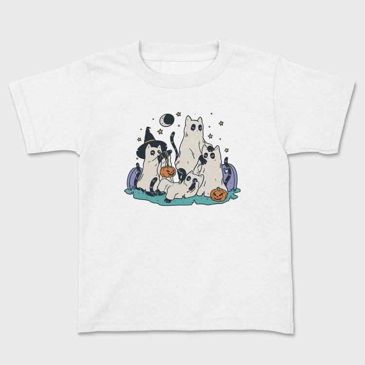 Halloween Cats, Kids' T-Shirt