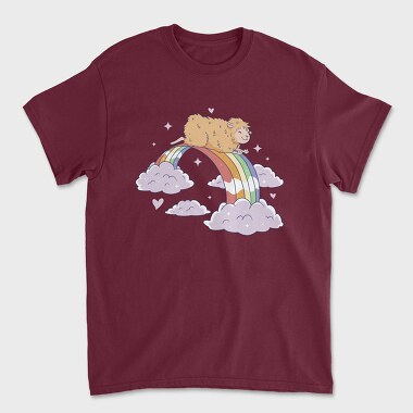 Hamster Rainbow, Unisex Men's T-Shirt