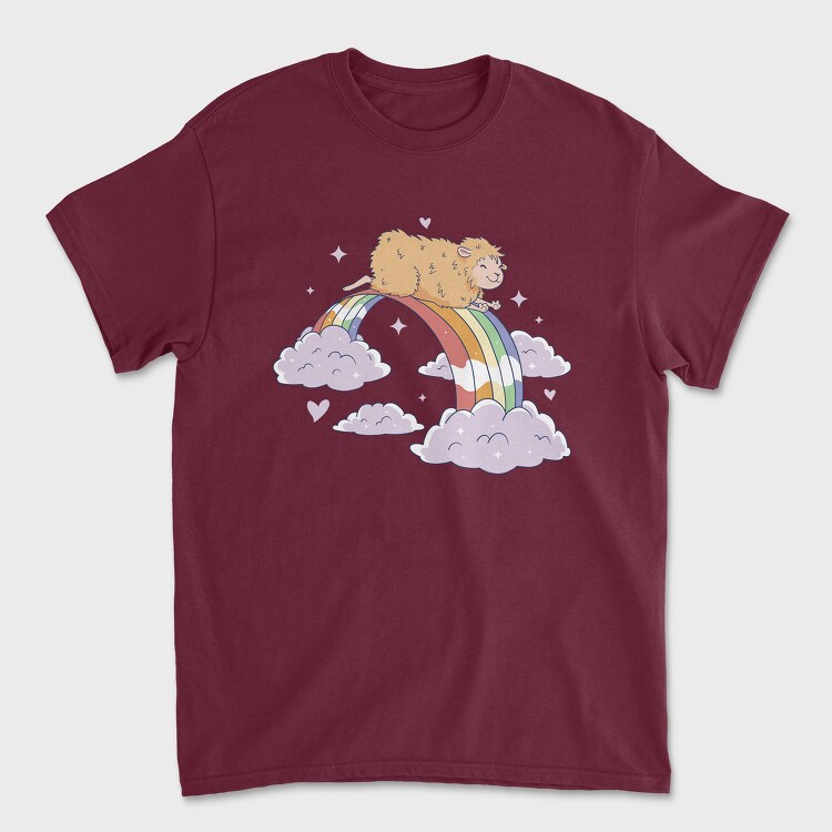 Hamster Rainbow, Unisex Men's T-Shirt