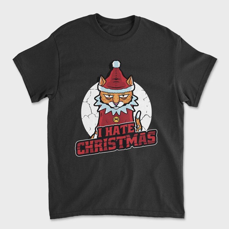 Hate Christmas, Unisex Men's T-Shirt