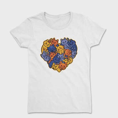 Heart of Cats, Women's T-Shirt