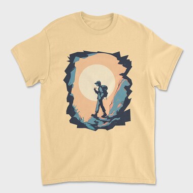 Hike and Tacos, Unisex Men's T-Shirt
