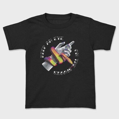 Holographic Snake, Kids' T-Shirt