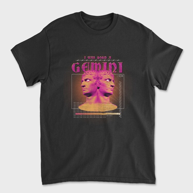 Horoscope Gemini, Унисекс Мъжка Тениска
