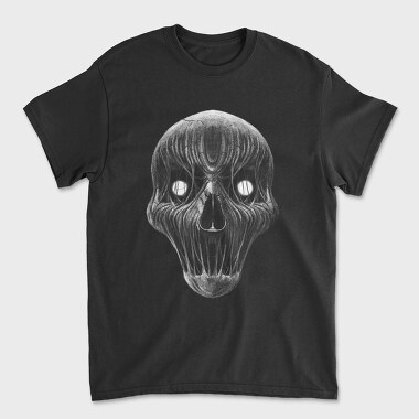 Horror Skull Monochrome, Unisex Men's T-Shirt
