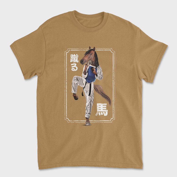 Horse Karate, Unisex Men's T-Shirt
