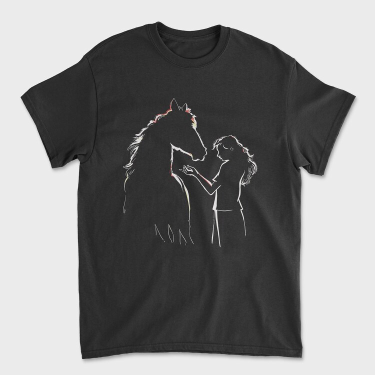 Horse Kid, Unisex Men's T-Shirt