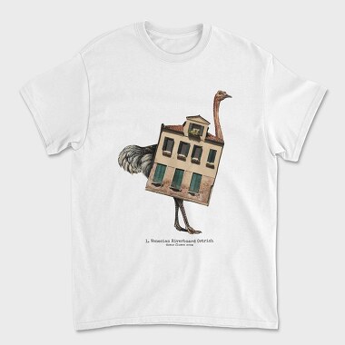 House Animal Ostrich, Unisex Men's T-Shirt
