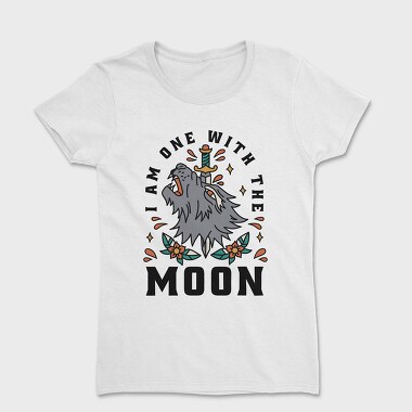 I Am One With the Moon, Women's T-Shirt