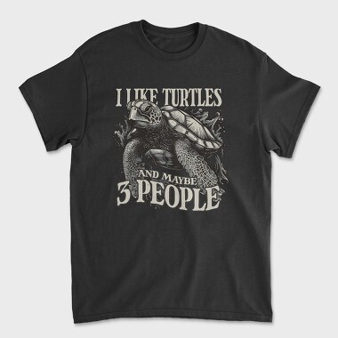 I Love Turtles, Unisex Men's T-Shirt
