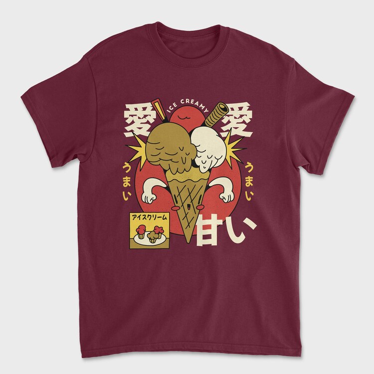 Ice Cream, Unisex Men's T-Shirt
