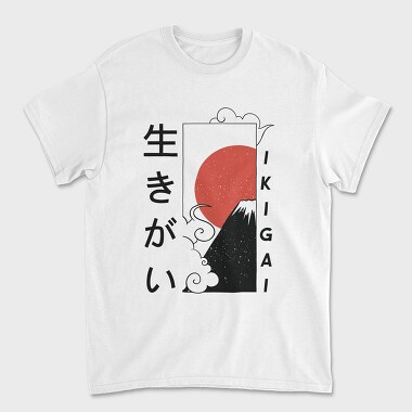 Ikigai, Unisex Men's T-Shirt