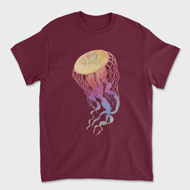 Jellyfish Colorful, Unisex Men's T-Shirt