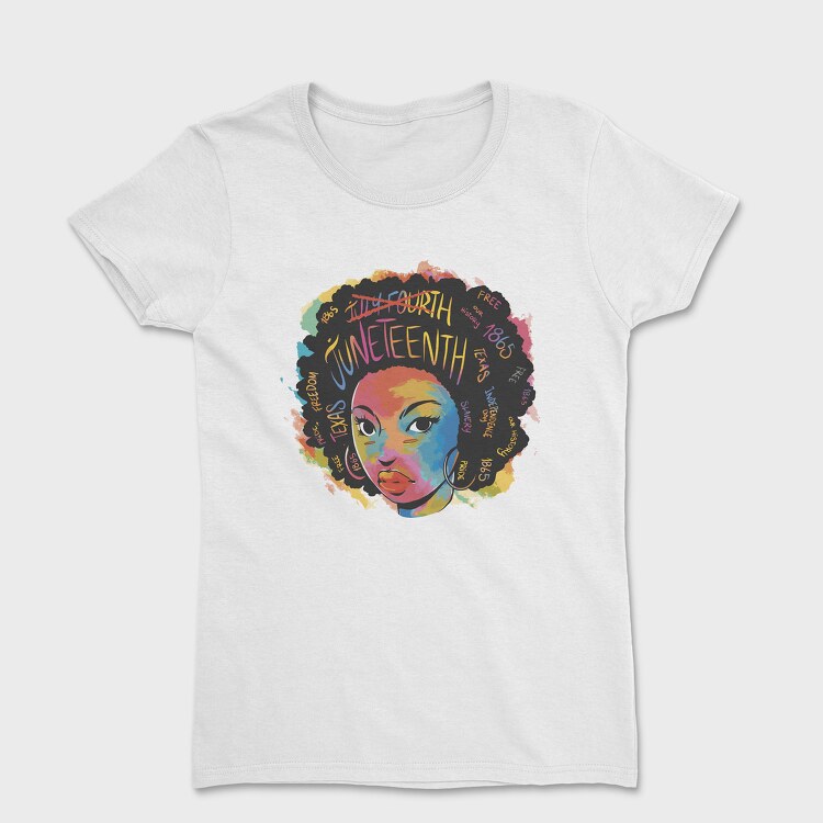 Juneteenth Tie Dye, Women's T-Shirt