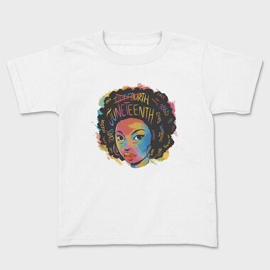 Juneteenth Tie Dye, Kids' T-Shirt