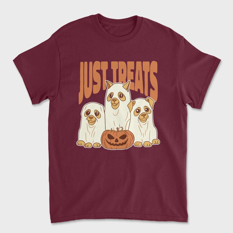 Just Treats Dogs, Unisex Men's T-Shirt