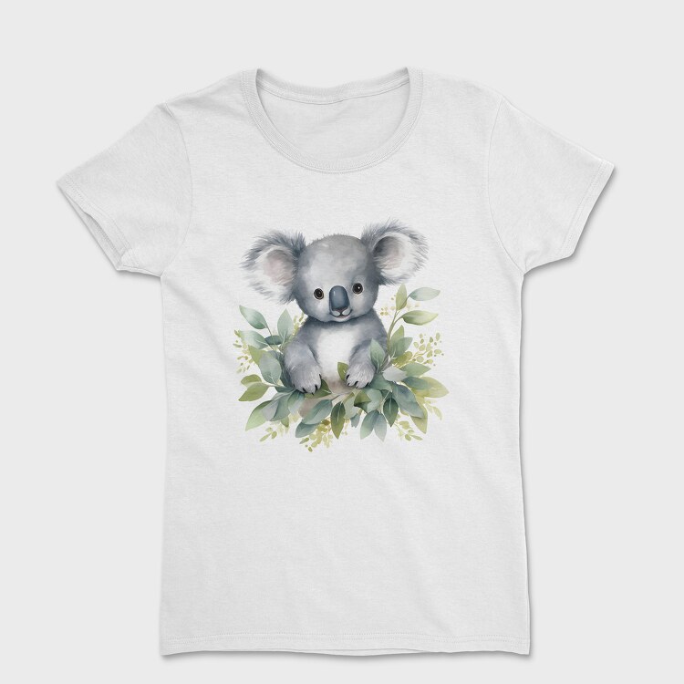 Koala Watercolor, Дамска Тениска