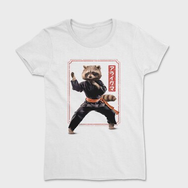 Kungfu Raccoon, Women's T-Shirt