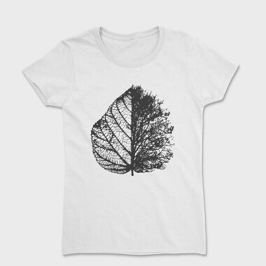Leave Skeleton and Bare Tree, Women's T-Shirt